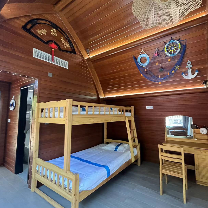 Geprefabriceerd houten botenhuis Geprefabriceerd houten botenhuis