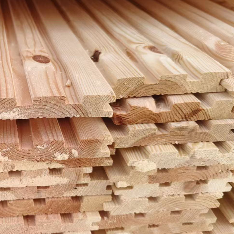 Houten lattenwandpanelen