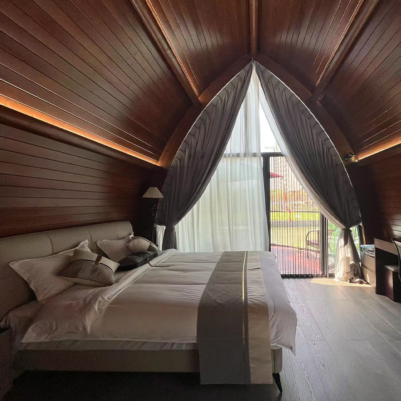 Geprefabriceerd houten botenhuis Geprefabriceerd houten botenhuis