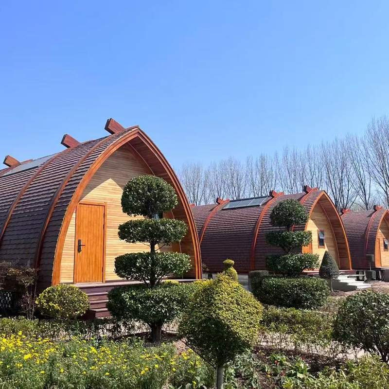 Geprefabriceerd houten botenhuis Geprefabriceerd houten botenhuis