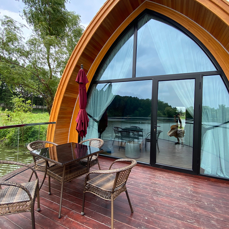 Geprefabriceerd houten botenhuis Geprefabriceerd houten botenhuis