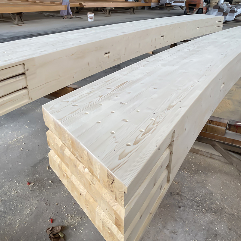 Sparren gebogen gelamineerd hout