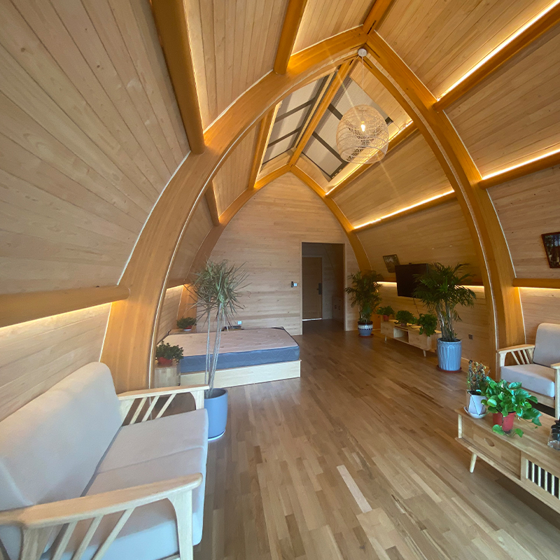 Geprefabriceerd houten botenhuis Geprefabriceerd houten botenhuis