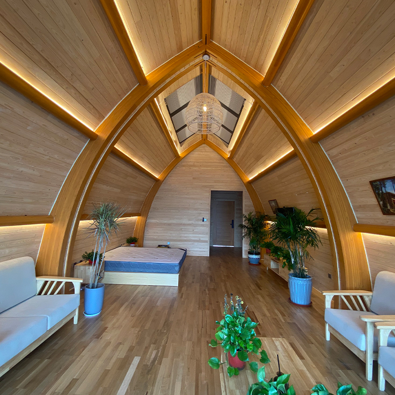 Geprefabriceerd houten botenhuis Geprefabriceerd houten botenhuis