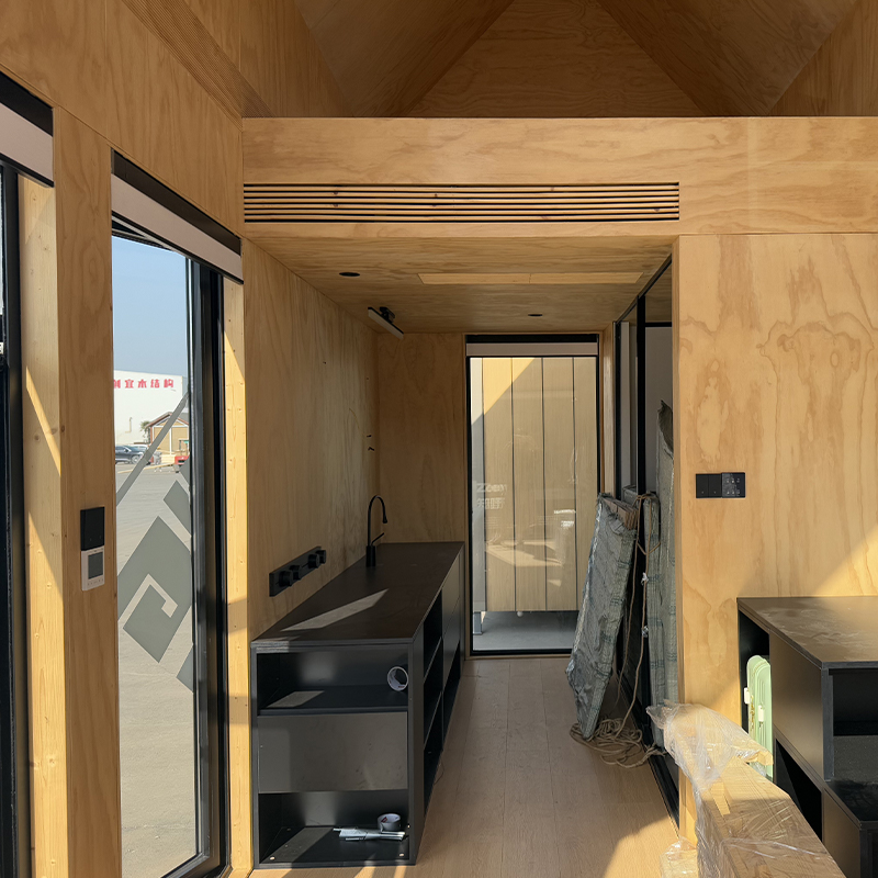 Geprefabriceerd houten vakantiehuis Geprefabriceerd houten vakantiehuis