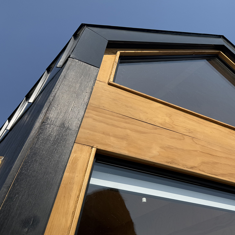 Geprefabriceerd houten vakantiehuis Geprefabriceerd houten vakantiehuis