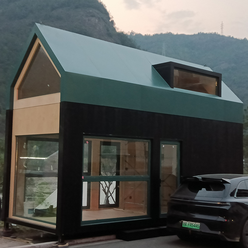 Geprefabriceerd houten vakantiehuis Geprefabriceerd houten vakantiehuis