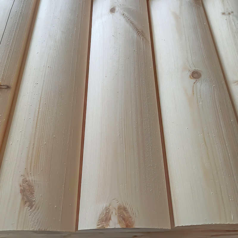 Grenen D-Log gevelbeplating