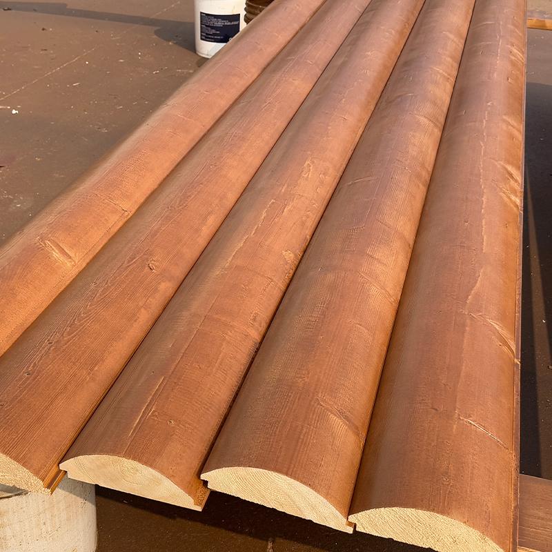Vuren D-Log gevelbeplating
