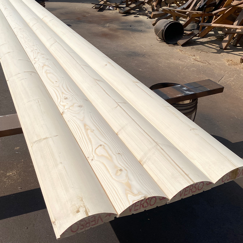 Vuren D-Log gevelbeplating