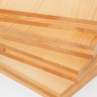 Kruis gelamineerd hout